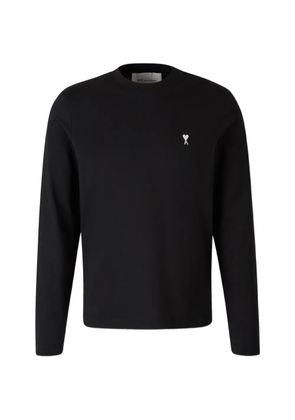 AMI Paris Ami de Coeur long-sleeve T-shirt - Black