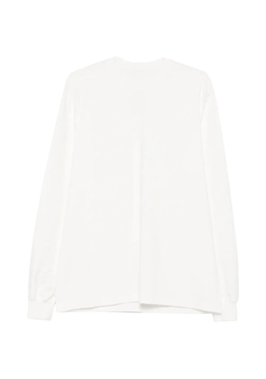 Rick Owens long-sleeve cotton T-shirt - White