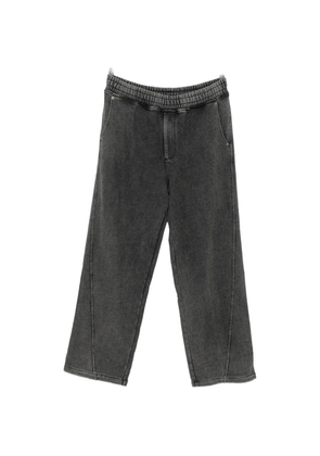 Emporio Armani elasticated-waistband track pants - Grey