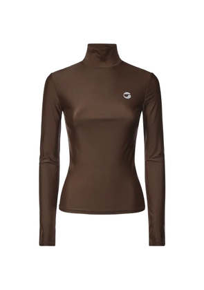 Coperni second skin turtleneck - Brown
