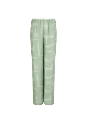 Armani Exchange wide-leg trousers - Green