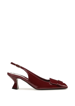 Sergio Rossi Sculpt slingback pumps - Red