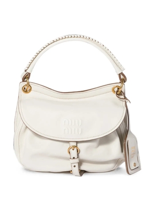 Miu Miu Rendez-vous nappa leather bag - White