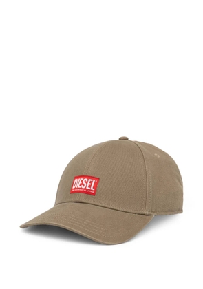 Diesel logo-patch cap - Neutrals