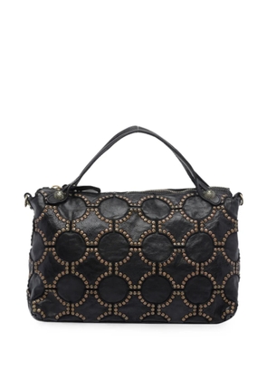Campomaggi stud-embellished leather tote bag - Black