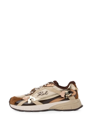 Karl Lagerfeld Orion floral-trim sneakers - Neutrals