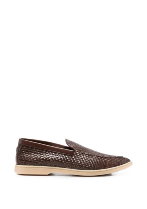 Henderson Baracco leather loafers - Brown