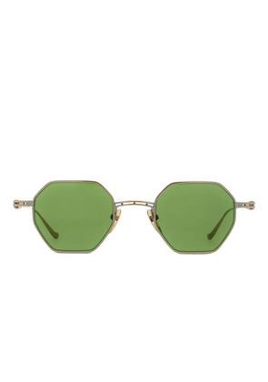 Chrome Hearts geometric-frame sunglasses - Gold