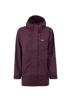 Patagonia hooded zip-up parka - Purple