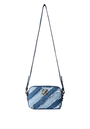 Off-White distressed camera bag - Blue