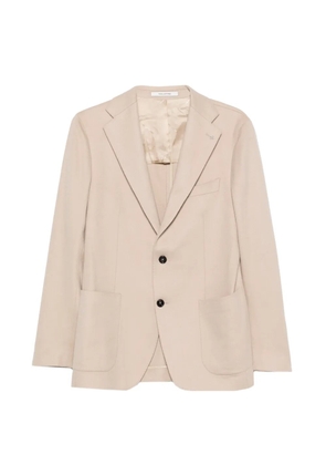 Tagliatore single-breasted notched-lapels jacket - Neutrals