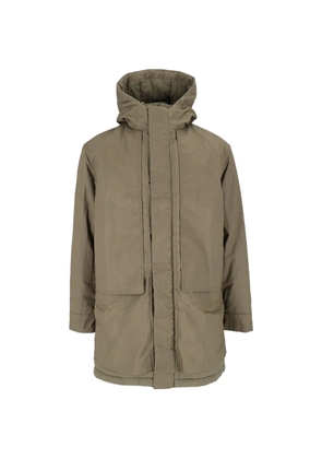 K-Way mid-length hooded coat - Brown