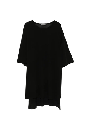 Yohji Yamamoto oversized side-slit T-shirt - Black