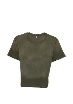 R13 washed-effect T-shirt - Green