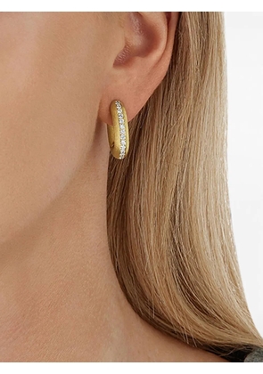 NANIS Libera diamond huggie earrings - Gold