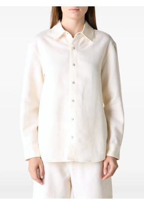 GOD'S TRUE CASHMERE linen shirt - Neutrals