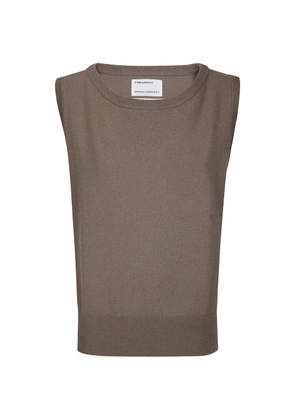 extreme cashmere Katherine knitted vest - Brown