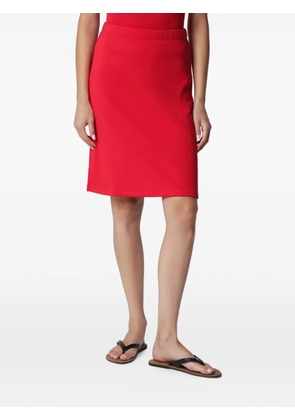 FLORE FLORE Marie elasticated-waist midi skirt - Red