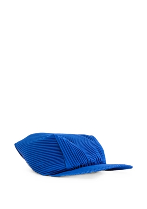 Pleats Please Issey Miyake pleated baseball cap - Blue