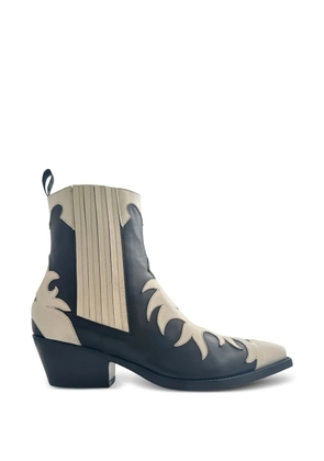 Sartore two-tone Western boots - Black