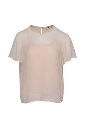 Club21 semi-sheer silk blouse - Pink
