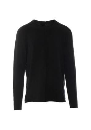 Thom Krom exposed-seam crew-neck sweater - Black