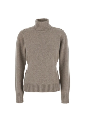 P.A.R.O.S.H. turtleneck belted sweater - Neutrals