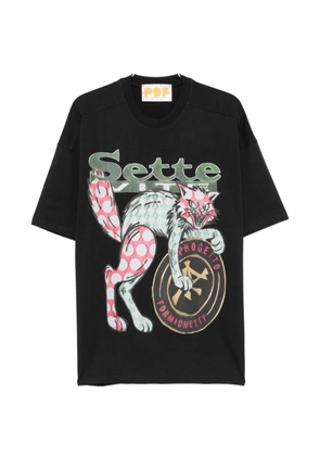 PDF graphic-print T-shirt - Black