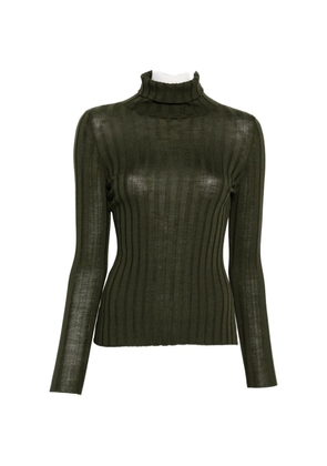 Hugenberg ribbed-knit roll-neck sweater - Green