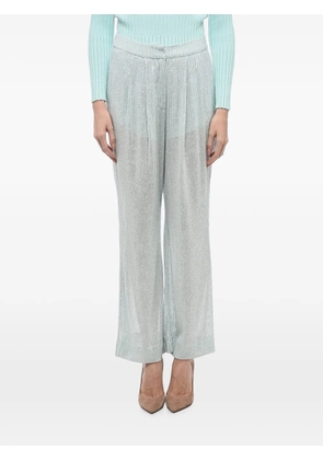 ROTATE BIRGER CHRISTENSEN sequin-embellished mesh trousers - Green