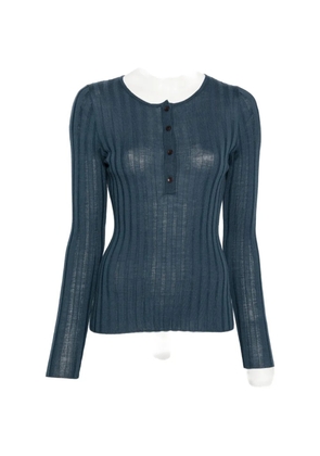 Hugenberg round-neck sweater - Blue