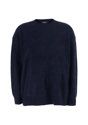 'S Max Mara scarf-detail knitted sweater - Blue
