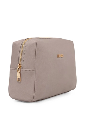 LIU JO logo make-up bag - Grey