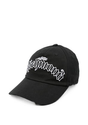 John Richmond logo-embroidered baseball cap - Black