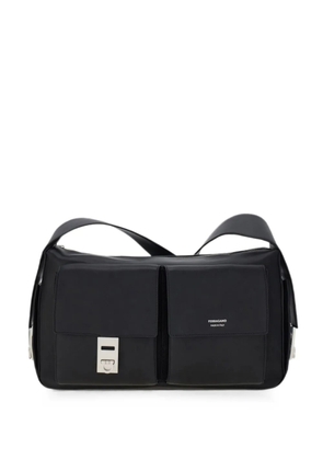 Ferragamo large Hug-buckle messenger bag - Black