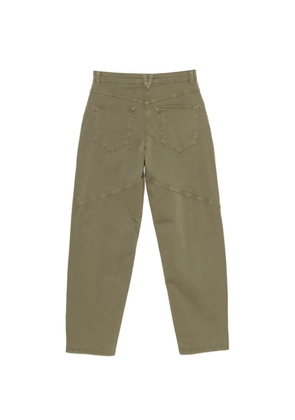 LIU JO seam-detail trousers - Green