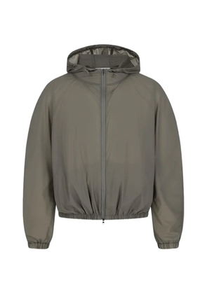 Amomento raglan-sleeve hooded jacket - Grey