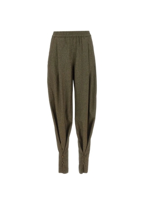 THE ANDAMANE Renee pleated trousers - Brown