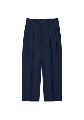 Laneus pleated wide-leg trousers - Blue