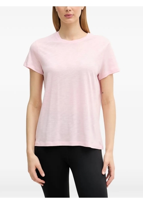Casall slub-texture T-shirt - Pink