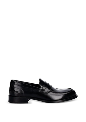 Baldinini leather penny loafers - Black