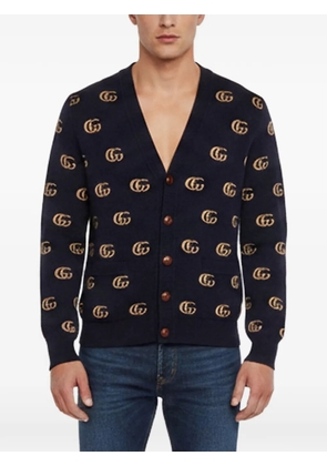 Gucci Pre-Owned GG monogram cardigan - Blue