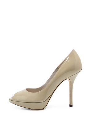 Christian Dior Pre-Owned Miss Dior peep-toe pumps - Neutrals