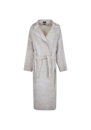Avant Toi oversized belted coat - Grey
