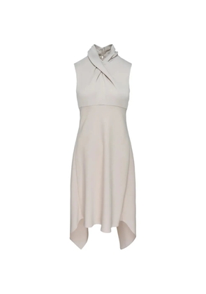 Club21 Laila crossover-halter dress - Neutrals