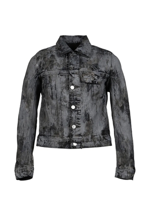 FILTH distressed-effect denim jacket - Grey