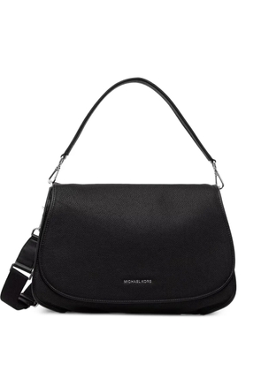 Michael Kors Holmes extra-large pebbled leather convertible messenger bag - Black