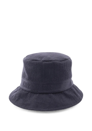 Christian Dior Pre-Owned 2010s logo bucket hat - Blue