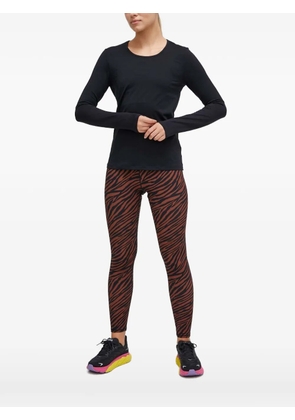 Casall mesh-panelled long-sleeve T-shirt - Black