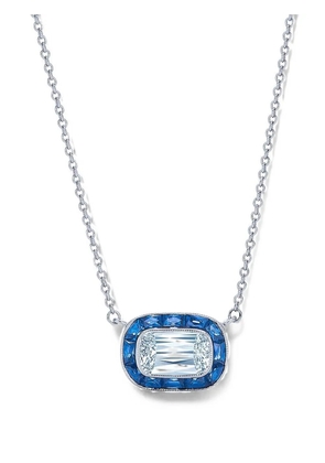 KWIAT Starry Night diamond and sapphire necklace - Silver